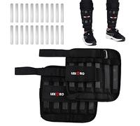 Lot de 2 poids de cheville réglables, poids de jambe amovibles pour homme et femme, fitness, marche, jogging, entraînement, 1 paire (max 5 kg)
