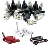 Lot de 2 Poids de Golf compatibles avec Taylormade Spider Tour Red Black/Rossa Spider/Ghost Spider (Noir, 2 pièces x 18 g)