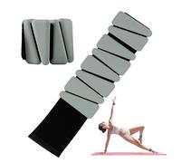 Lot de 2 poids de poignet réglables en silicone pour homme et femme, poids de cheville/poignet pour yoga, danse, pilates, exercices de piscine et jogging, 0,9 kg
