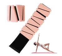 Lot de 2 poids de poignet réglables en silicone pour homme et femme, poids de cheville/poignet pour yoga, danse, pilates, exercices de piscine et jogging, 0,9 kg