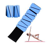 Lot de 2 poids de poignet réglables en silicone pour homme et femme, poids de cheville/poignet pour yoga, danse, pilates, exercices de piscine et jogging, 0,9 kg