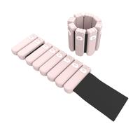 Lot de 2 poids portables pour les jambes et les bras pour femme - Sangle de poignet réglable en silicone - Équipement de pilates - Pour la marche, le ballet, le fitness, l'aérobic