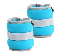 Lot de 2 Poids pour Cheville, 0.25 kg/0.5 kg Poids de Poignet pour Enfants Femmes Hommes, Manchettes de Poids, Poids Musculation Poignet pour Gymnastique Exercice Jogging Marche (Bleu,2x0,5kg)