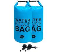 Lot de 2 poids universels pour marches de piscine, en PVC 500D, étanches, 10 L, ne se casse pas, sac de sable avec poignée robuste pour marches de piscine (bleu)