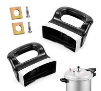 Lot de 2 Poignée Autocuiseur de Casserole Universelles en Bakélite | Poignée Latérale de Rechange pour Autocuiseur et Faitout,Résistante à la Chaleur, Installation Rapide avec Vis Incluses