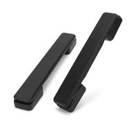 Lot de 2 Poignée de Valise 20cm, Poignée de Remplacement Universelle en Plastique Noir, Anse de Sac Robuste et Ergonomique pour Réparation Bagage, Malle et Boîte de Transport - Accessoire Voyage