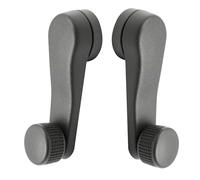 (Lot de 2) Poignée Manivelle de Lève Vitre Manuel Avant ou Arrière Gauche ou Droite compatible pour ATEGO AXOR CORDOBA IBIZA INCA LEON TOLEDO FABIA OCTAVIA RAPID YETI GOLF 3 4 - 1H0837581 1H0837581B