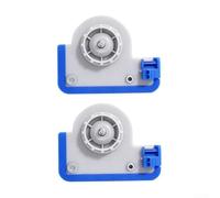 Lot de 2 poignées à rouleau pour Ecovacs pour Deebot pour T80 pour Max Pro - Pièce de rechange pour aspirateur robot - Bleu et blanc