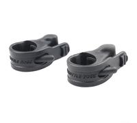 Lot de 2 poignées d'accélérateur réglables avec repose-poignet en caoutchouc pour conduite longue distance et contrôle amélioré de l'accélérateur compatible avec la plupart des guidons