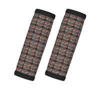 Lot de 2 poignées de bagage traditionnelles carpes koï avec imprimé à pois pour identification facile