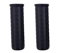 Lot de 2 poignées de brouette de rechange en caoutchouc - Tubes ronds antidérapants et absorbants des chocs - Pour outils de jardin et roues (122 x 30 mm)