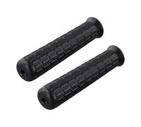 Lot de 2 poignées de brouette de rechange en caoutchouc - Tubes ronds antidérapants et absorbants des chocs - Pour outils de jardin et roues (122 x 32 mm)