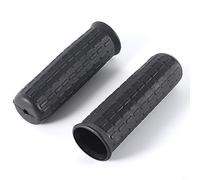 Lot de 2 poignées de brouette universelles en caoutchouc antidérapant et absorbant les chocs 114 x 20 mm Noir