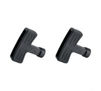 Lot de 2 poignées de démarreur pour moteur Honda GX270 GX340 GX390 GX420 GX610 188F 190F 4 temps Noir