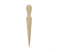 Lot de 2 poignées de forage en bois de hêtre ergonomiques en forme de T pour creuser et planter des trous dans le sol avec finition lisse, accessoires de jardin durables