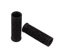 Lot de 2 poignées de guidon de vélo, design en caoutchouc torsadé pour un confort et un contrôle améliorés pendant les trajets (90 mm + 90 mm)