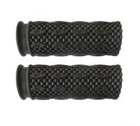 Lot de 2 poignées de guidon de vélo en caoutchouc Oxford noir de 85 mm de long conçues pour s'adapter à la plupart des guidons de vélo