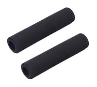 Lot de 2 poignées de guidon de vélo en mousse haute densité pour VTT et vélos de route - Tailles 130 mm/140 mm/150 mm, coussinets de rechange en EVA souple pour machines de fitness, courbure des