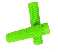 Lot de 2 poignées de guidon pour poignées de vélo de 22 mm avec corps en caoutchouc et bande de roulement antidérapante pour une manipulation plus sûre (vert)