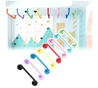 Lot De 2 Poignées De Jeu En Acier Au Carbone - Barres De Préhension Robustes Pour Plafond - Pour Structures D'escalade Intérieures Et Extérieures, Cabanes Dans(Blue)