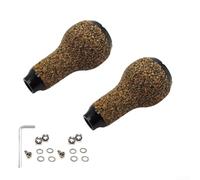 Lot de 2 poignées de moulinet de pêche Daiwa compatibles avec moulinet de pêche modifié avec EVA et liège en caoutchouc pour différents modèles DAIWA