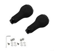 Lot de 2 poignées de moulinet de pêche DAIWA compatibles avec moulinet modifié avec EVA et liège en caoutchouc pour différents modèles DAIWA (noir)