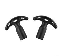 Lot de 2 poignées de pagaie de 28 mm pour kayak, canoë, bateau - Poignée en T de rechange avec plastique PP