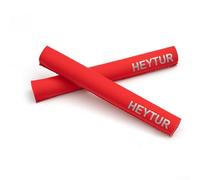 Lot de 2 poignées de pagaie de canoë souples antidérapantes pour améliorer la prise en main et réduire les ampoules pendant la pagaie (rouge)