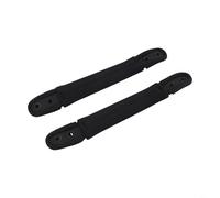 Lot de 2 poignées de planche de surf en néoprène avec poignée solide pour surf, canoë et rafting, noir, 40 cm