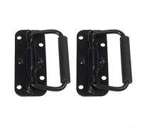 Lot de 2 poignées de poitrine à ressort avec design absorbant les chocs et prise en main confortable pour une utilisation intensive sur les boîtes d'emballage, les valises de vol, les boîtes à outils