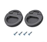Lot de 2 poignées de porte coulissante en alliage de zinc pour portes coulissantes, compatibles avec les portes d'armoire, d'armoire, de salle de bain et de salle à manger