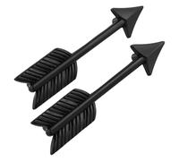 Lot de 2 poignées de porte d'armoire en alliage de zinc avec motif nœud, distance des trous de 96 mm/128 mm, pour armoire, tiroir, meubles, compatibles avec un décor moderne et traditionnel