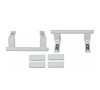 Lot de 2 poignées de porte en forme de barre Liebherr 9096036 pour réfrigérateur-congélateur, convient pour KGNV, KGB, KSD, KGB, KGT, KSDP, KGBN, etc