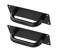 Lot de 2 poignées de porte ignifuges en acier inoxydable pour portes coulissantes, de passage et coupe-feu, conçues pour être résistantes et utilisées quotidiennement dans divers environnements