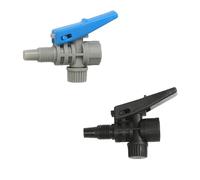 Lot de 2 poignées de pulvérisateur à gâchette pour tuyau d'arrosage de jardin, contrôleur, interrupteur à dos, pulvérisateurs, accessoires pour jardinage en plein air, nettoyage (gris-bleu + noir)