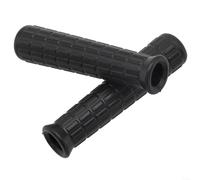 Lot de 2 poignées de rechange antidérapantes en caoutchouc pour brouette de jardin, brouette, diable (114 x 16 mm) - Noir