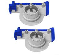 Lot de 2 poignées de rouleau de rechange pour ECOVACS pour DEEBOT T80 pour Omni et X9 Pro pour Omni, en plastique robuste pour brosse principale aspirateur robot