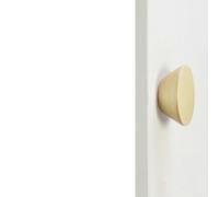 Lot de 2 poignées de tiroir en bois pour porte d'armoire, armoire, placard avec poignée ronde lisse pour décoration d'intérieur moderne (érable)