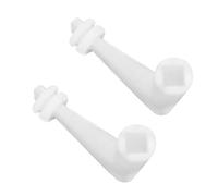 Lot de 2 poignées de valve à boucle de remplissage 125151 compatibles avec Vaillant Turbo Plus VUW 824, 824/2, 828, 828/2 - Poignée de robinet de rechange pour système de recharge d'eau de chaudière