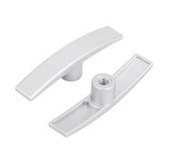 Lot de 2 poignées de valve de vidange T1003-6MN de rechange pour valve de vidange Camco Valterra Camper - Poignées en T pour vanne de porte