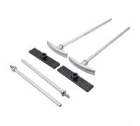 Lot de 2 poignées d'extension pour systèmes de vanne de vidange de véhicule récréatif, compatible avec T1046 et TX9HPB, solution pour la gestion des déchets
