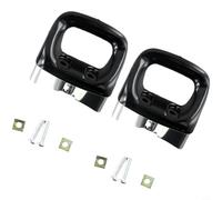 Lot de 2 poignées latérales de rechange pour casserole et cuiseur vapeur en bakélite résistante à la chaleur avec joint en métal