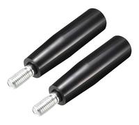 Lot de 2 poignées tournantes pour machines-outils compatibles avec les machines de fraisage et de meulage (M12 x 100)