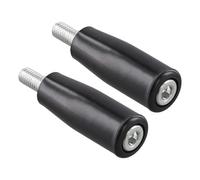 Lot de 2 poignées tournantes pour machines-outils compatibles avec les machines de fraisage et de meulage (M8 x 50)