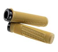 Lot De 2 Poignées Velo Vtt MTB Reaflex 6.0 Thin 30mm Beige LEATT