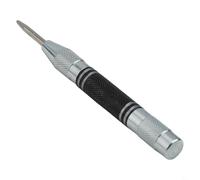 Lot de 2 poinçons automatiques avec tension réglable et 4 pointes de rechange, pointeau de centrage à ressort pour métal, bois, verre, plastique, opération manuelle