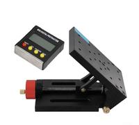 Lot de 2 poinçons d'inclinaison à angle réglable avec affichage numérique pour équipement de test, inclinaison maximale de 65° en alliage d'aluminium, compatible avec CR