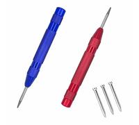 Lot de 2 Pointeau Automatique Réglable Poinçons Centraux Automatiques avec 3 Pointes de Rechange Poinçons Centraux Ressort pour Bois Mur, Plastique, Métal Mou, Verre De Fenêtre