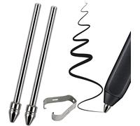 Lot De 2 Pointes De Crayon Fines Universelles En Alliage De Titane Compatibles Avec Boox Pen 2 Pro,Ireader,Iflytek,Lamy Al-Star Digital Pen,Pointes De Rechange Pour Liseuse Numérique