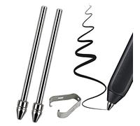 Lot de 2 pointes de crayon fines universelles en alliage de titane compatibles avec BOOX Pen 2 Pro, iReader, IFLYTEK, Lamy AL-Star Digital Pen, pointes de rechange pour liseuse numérique